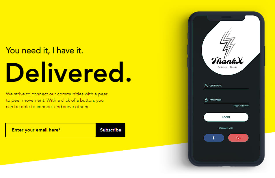 App Creation - ThankX - Dynamic Wave Consulting Mobile App