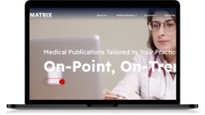 Matrix Medical Communications: Dynamic Wave Consulting: Fully-Responsive & Blog/Post-Enhanced Medical Website Design - Philadelphia, PA.