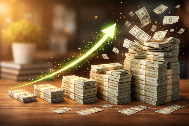 Money growth in motion